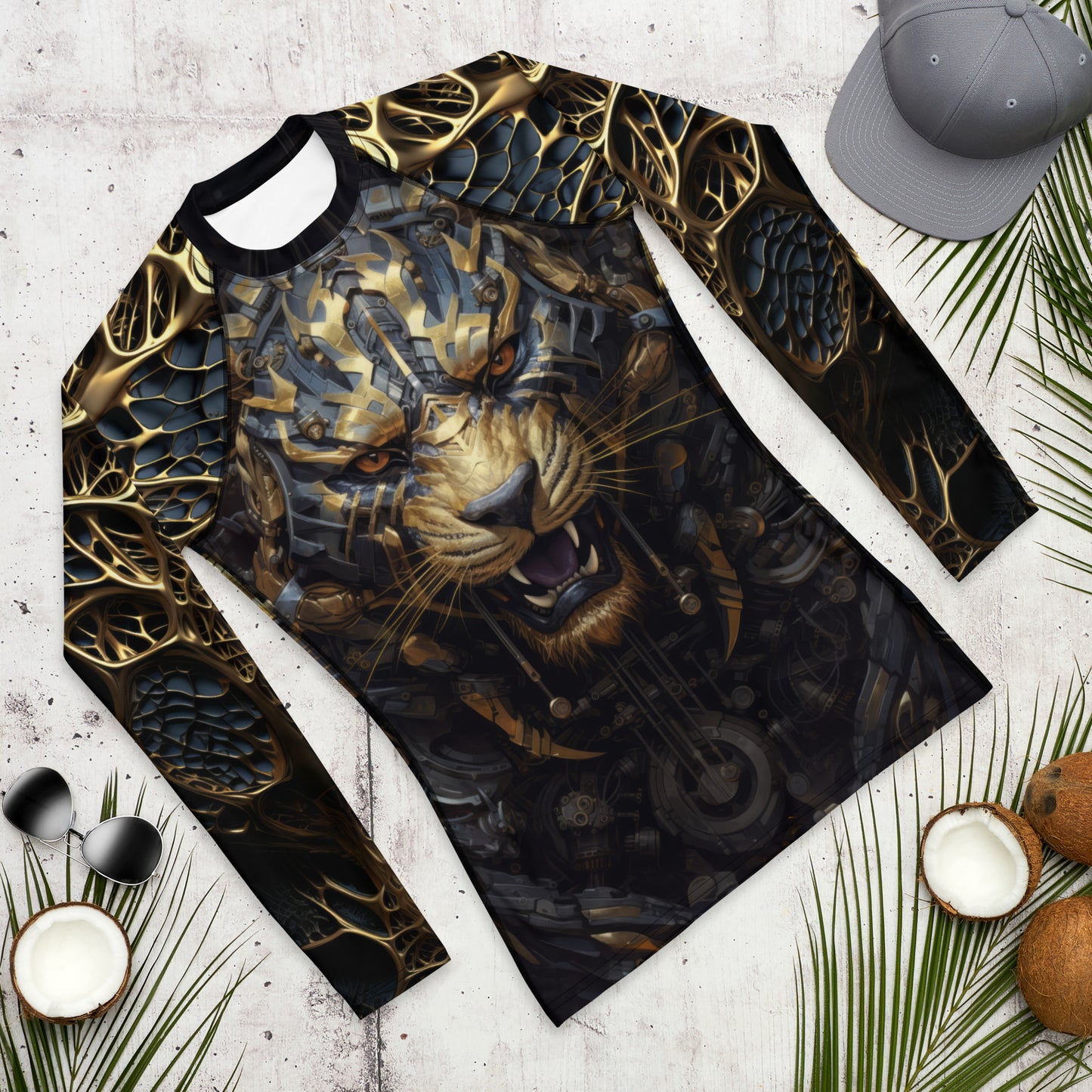 "Metal Tiger" Men's Rash Guard