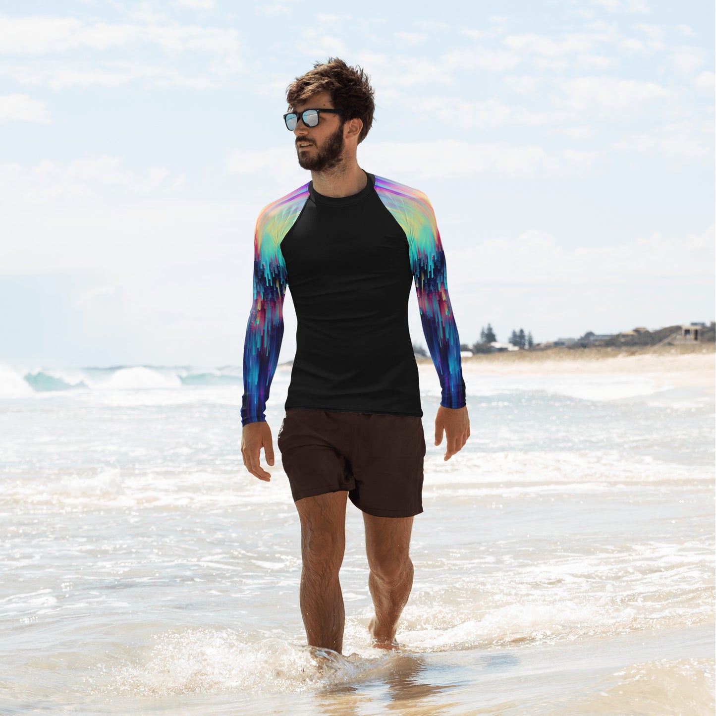 "Pixelate" Men's Rash Guard