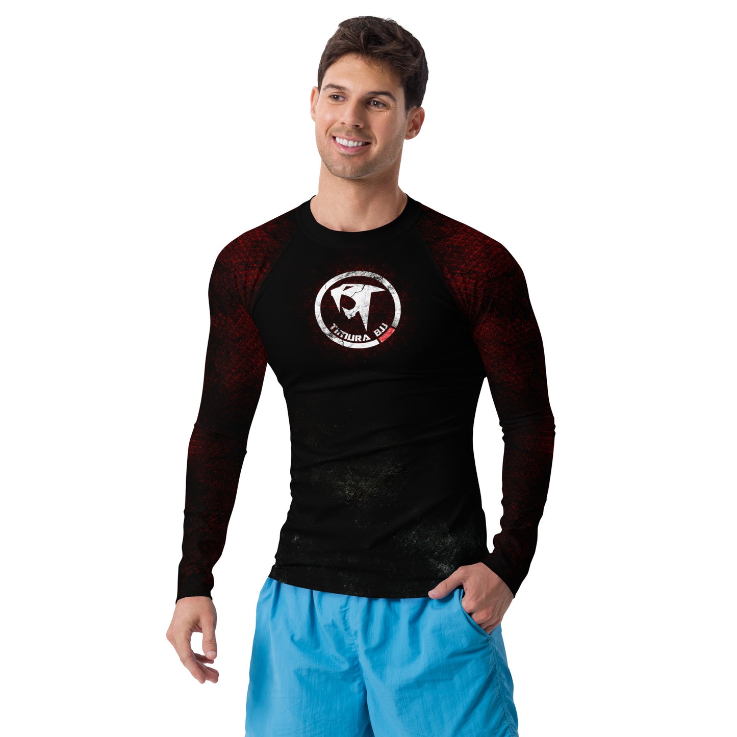 "Timura BJJ Triangles" Men's Rash Guard