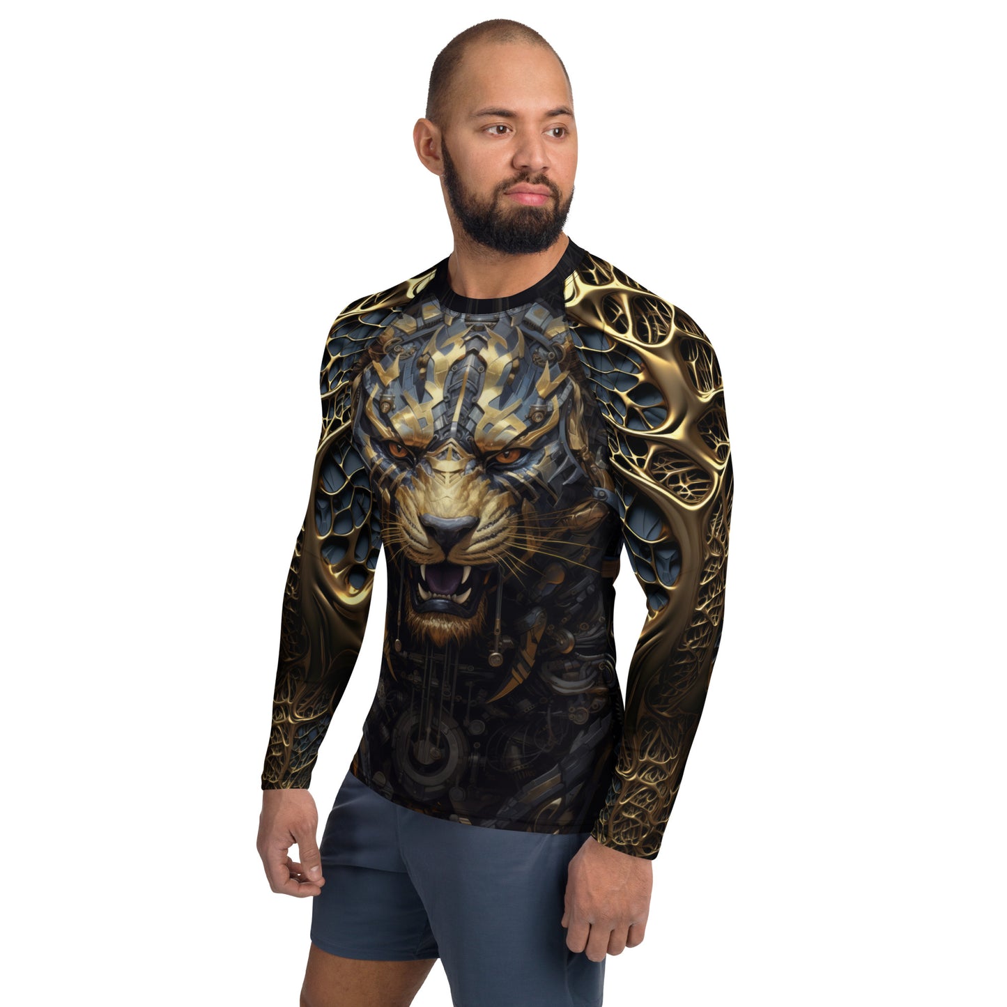 "Metal Tiger" Men's Rash Guard