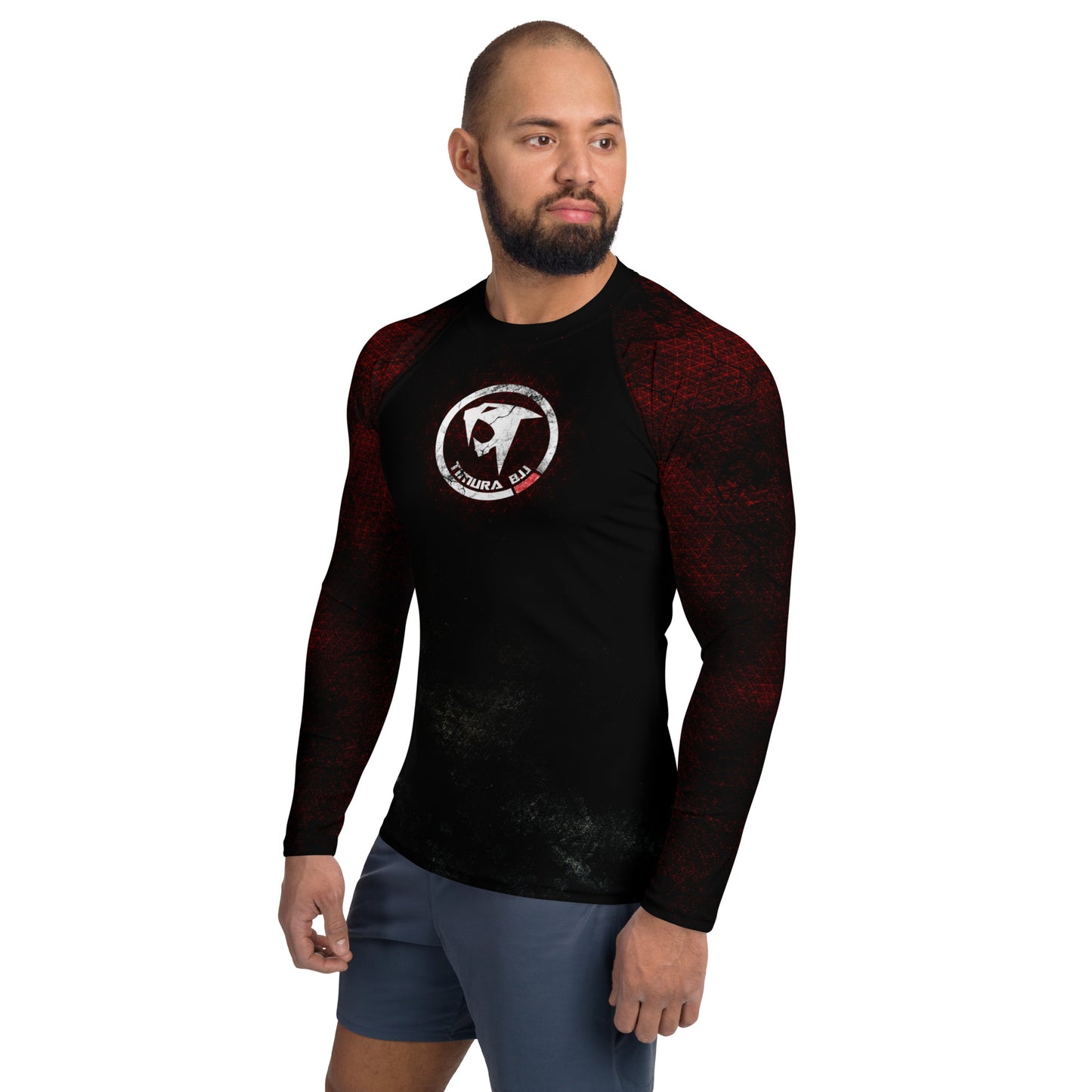 "Timura BJJ Triangles" Men's Rash Guard