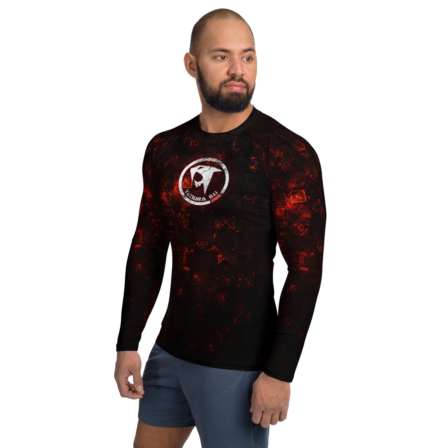 "Timura BJJ Runes" Men's Rash Guard