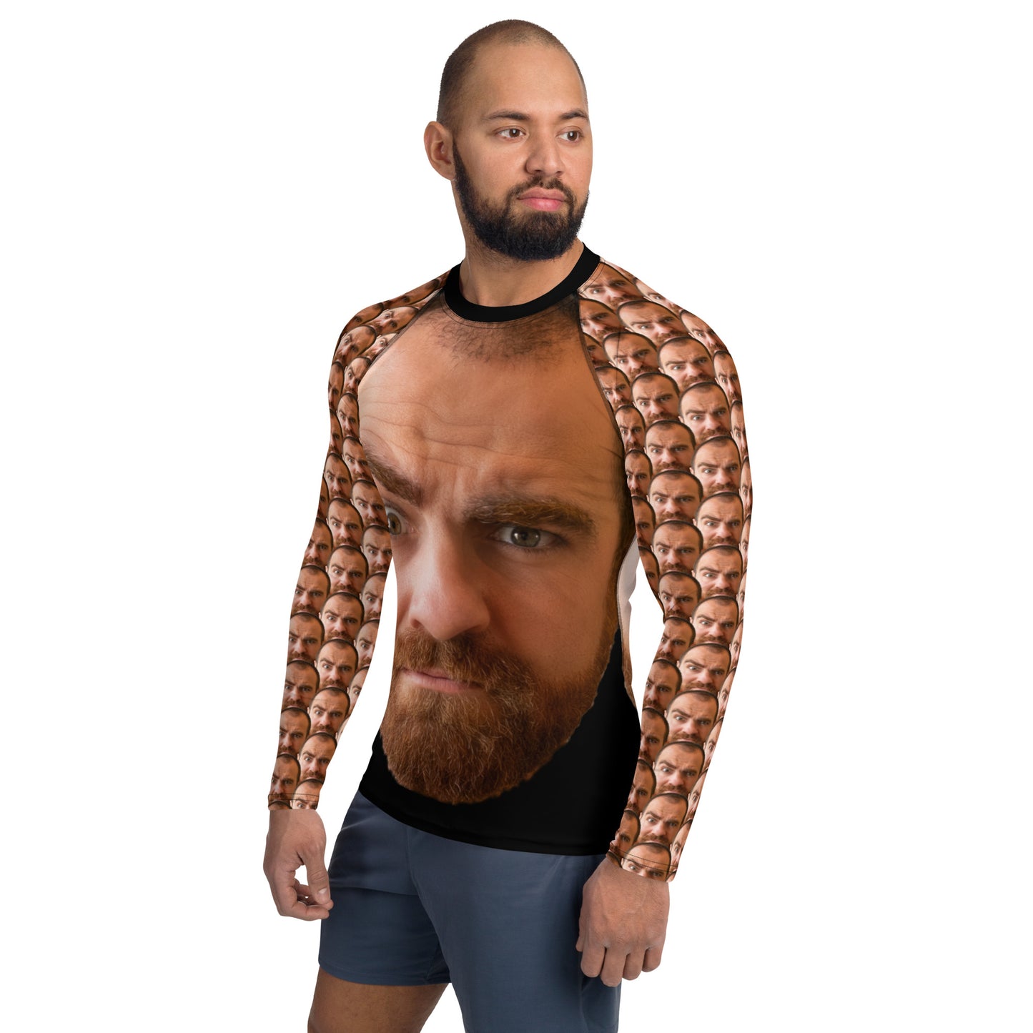 "Custom Face Abomination" Men's Rash Guard