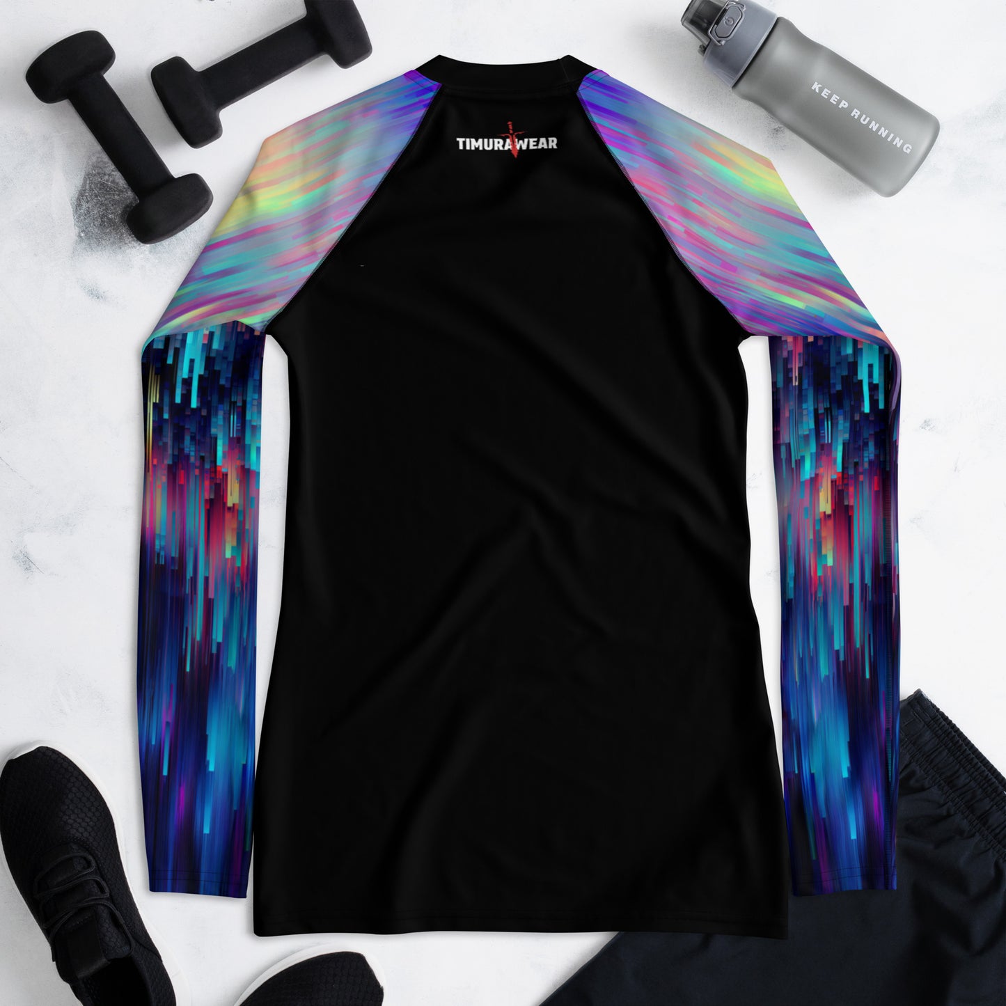 "Pixelate" Women's Rash Guard