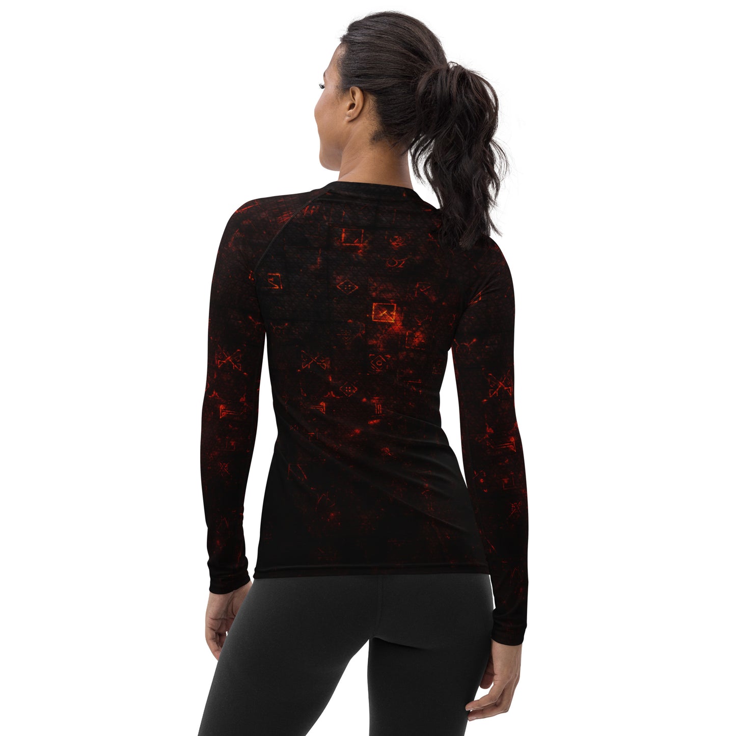 "Timura BJJ Runes" Women's Rash Guard