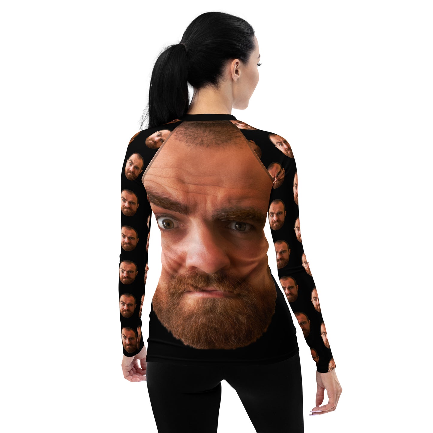 "Custom Face Abomination" Women's Rash Guard