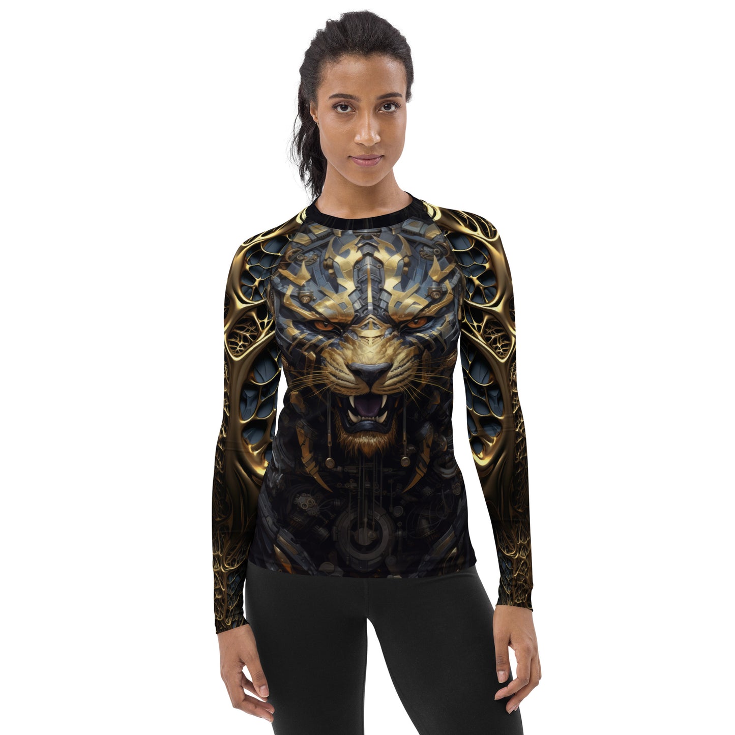 "Metal Tiger" Women's Rash Guard