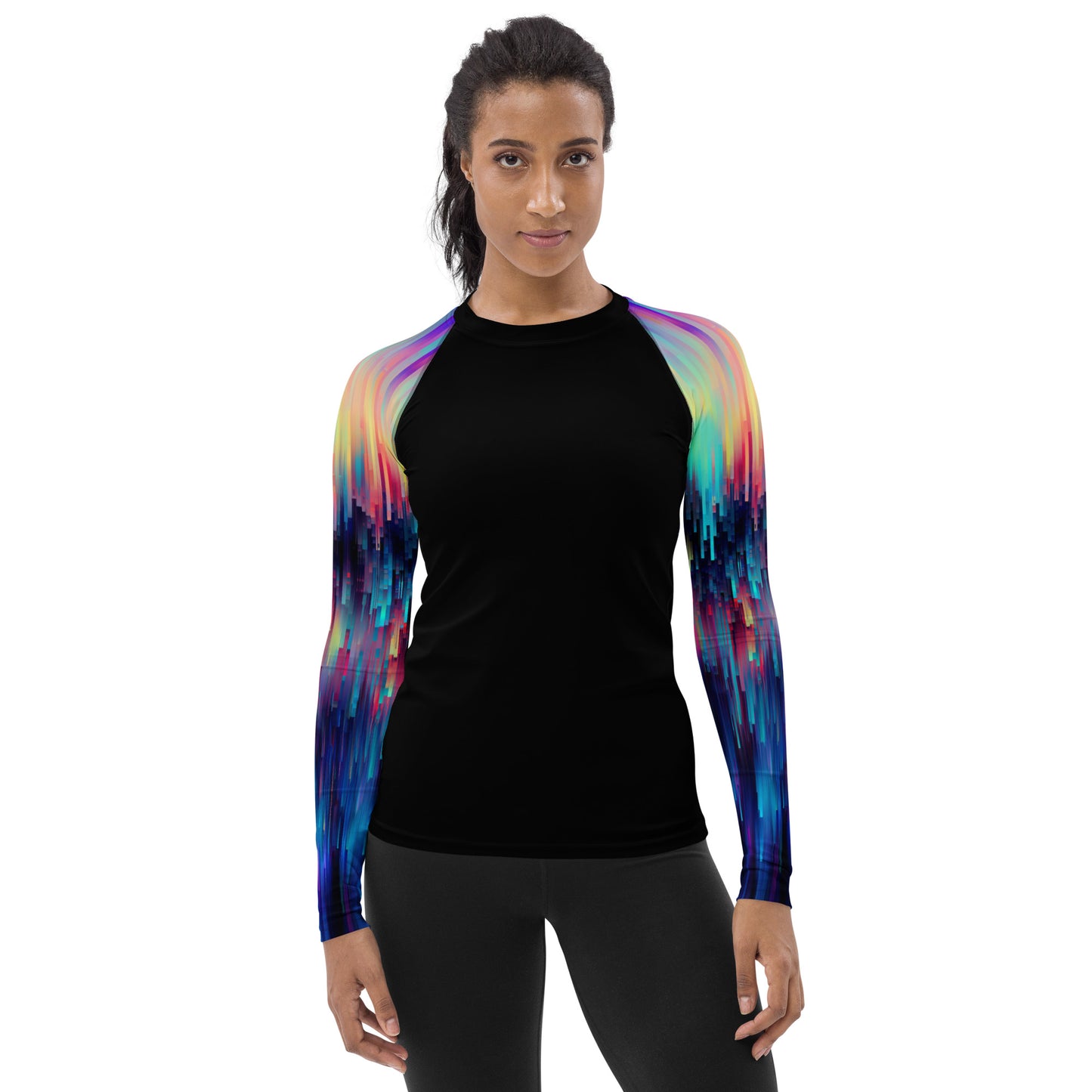 "Pixelate" Women's Rash Guard