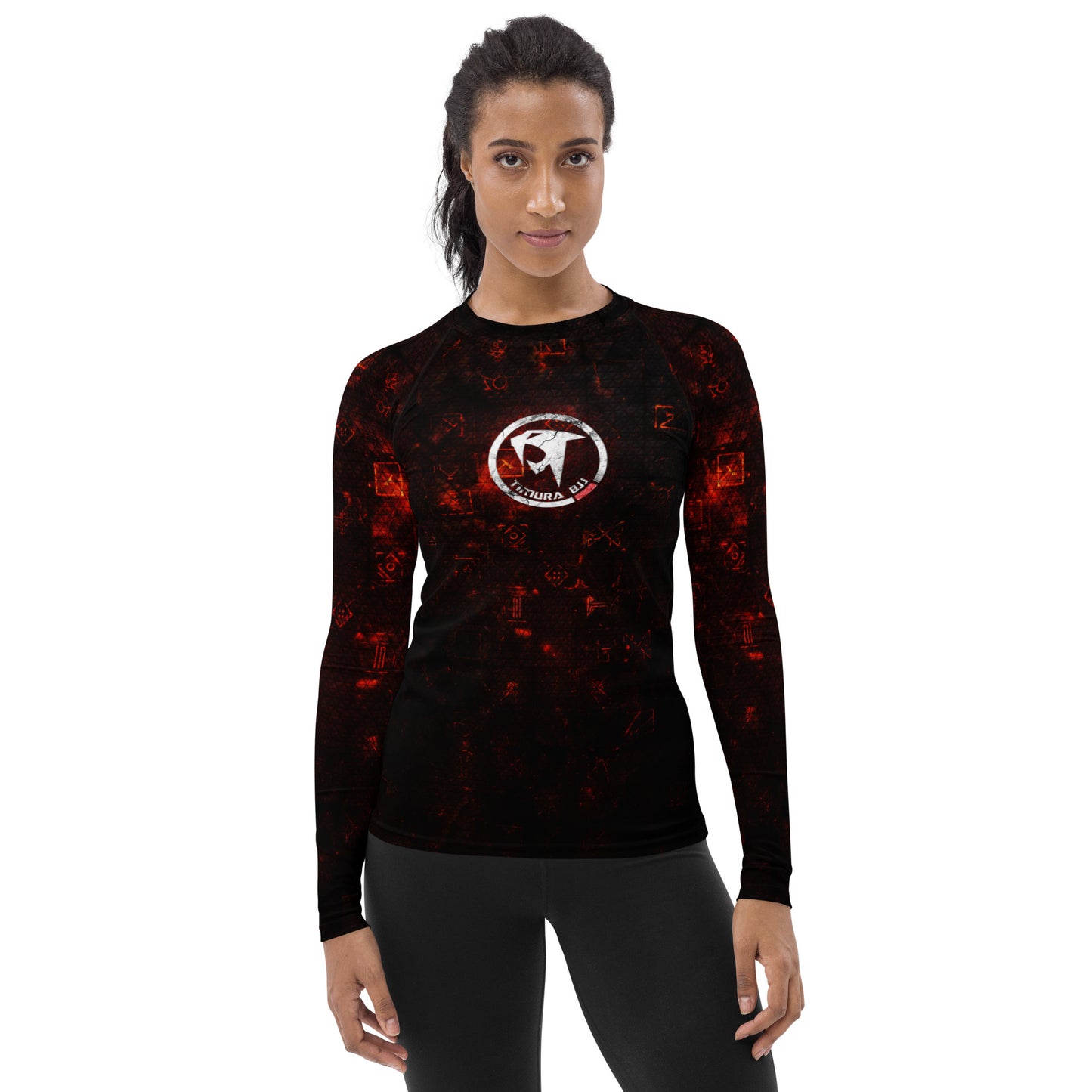 "Timura BJJ Runes" Women's Rash Guard