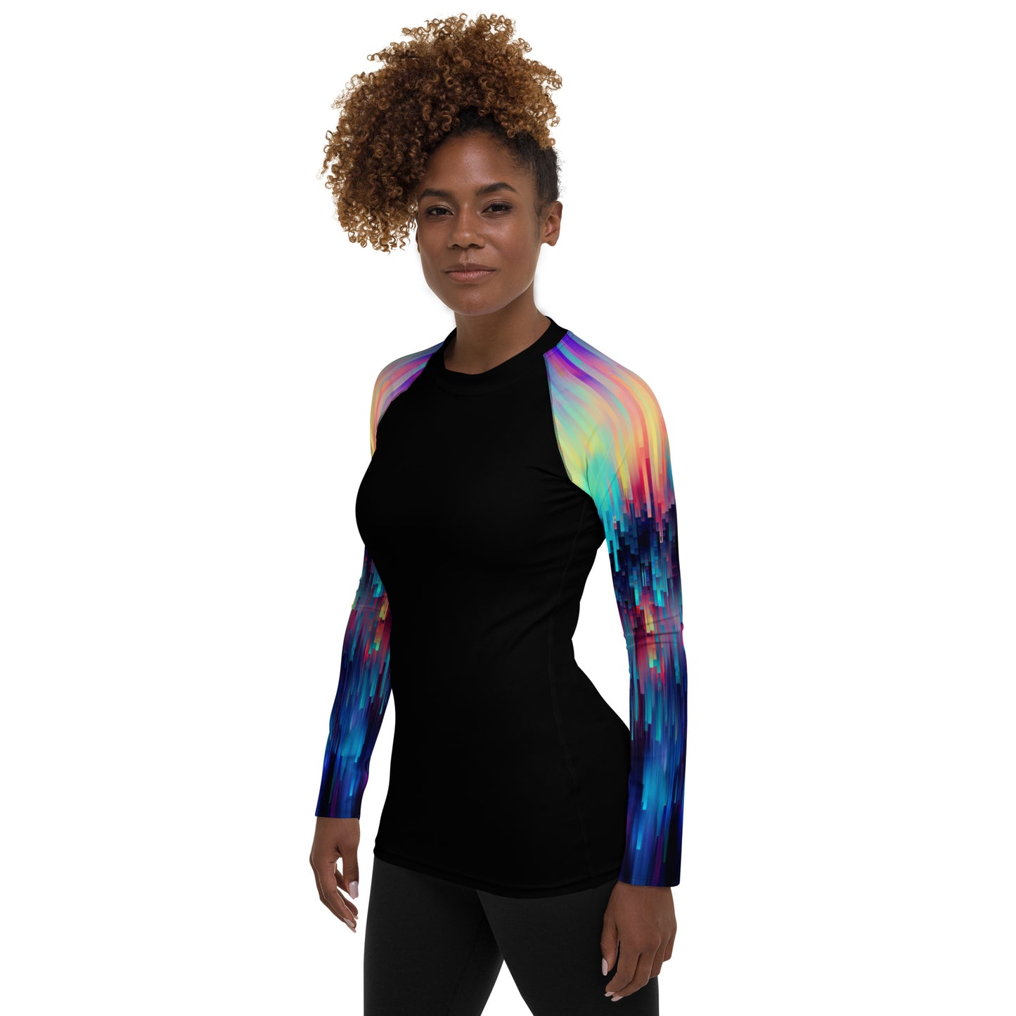 "Pixelate" Women's Rash Guard