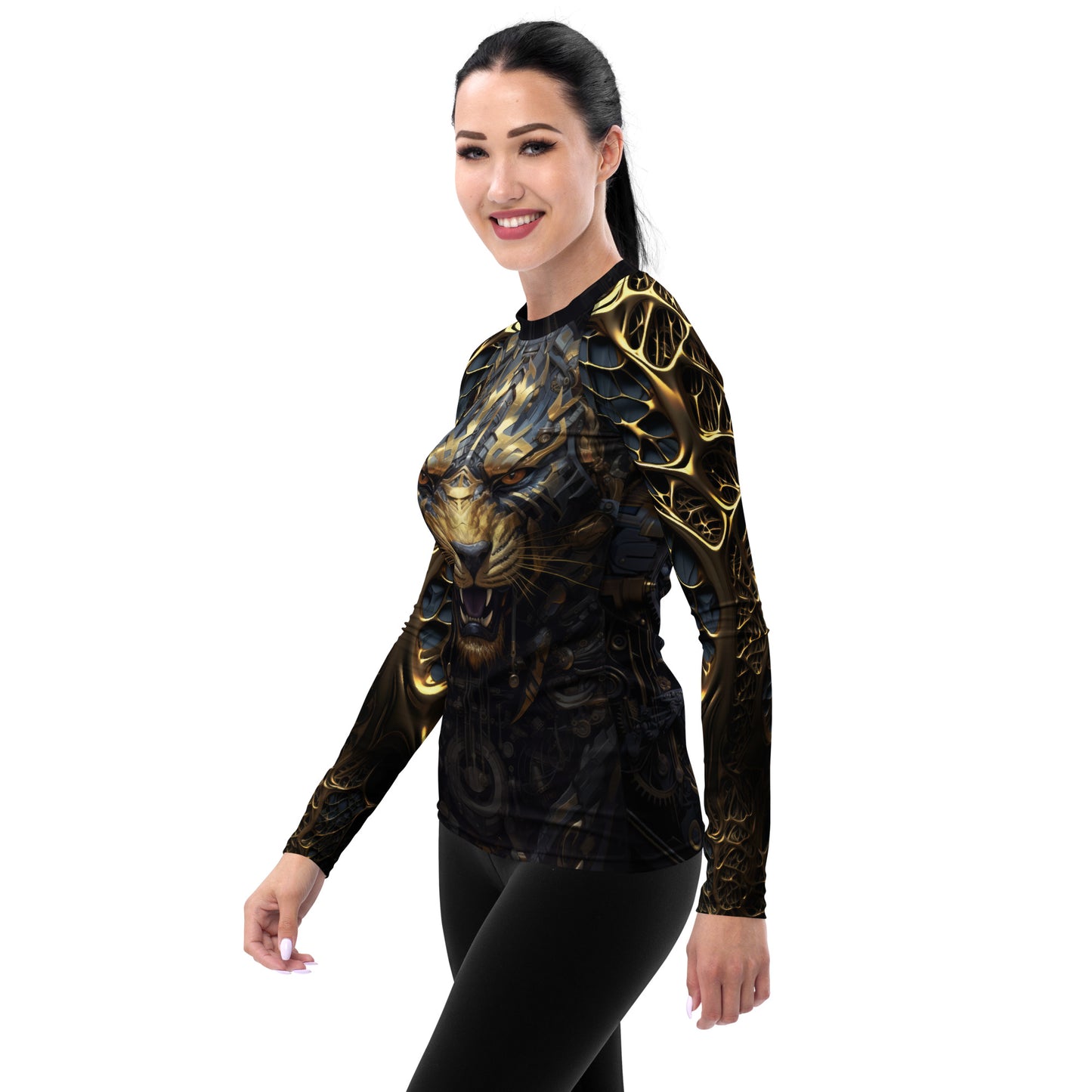 "Metal Tiger" Women's Rash Guard