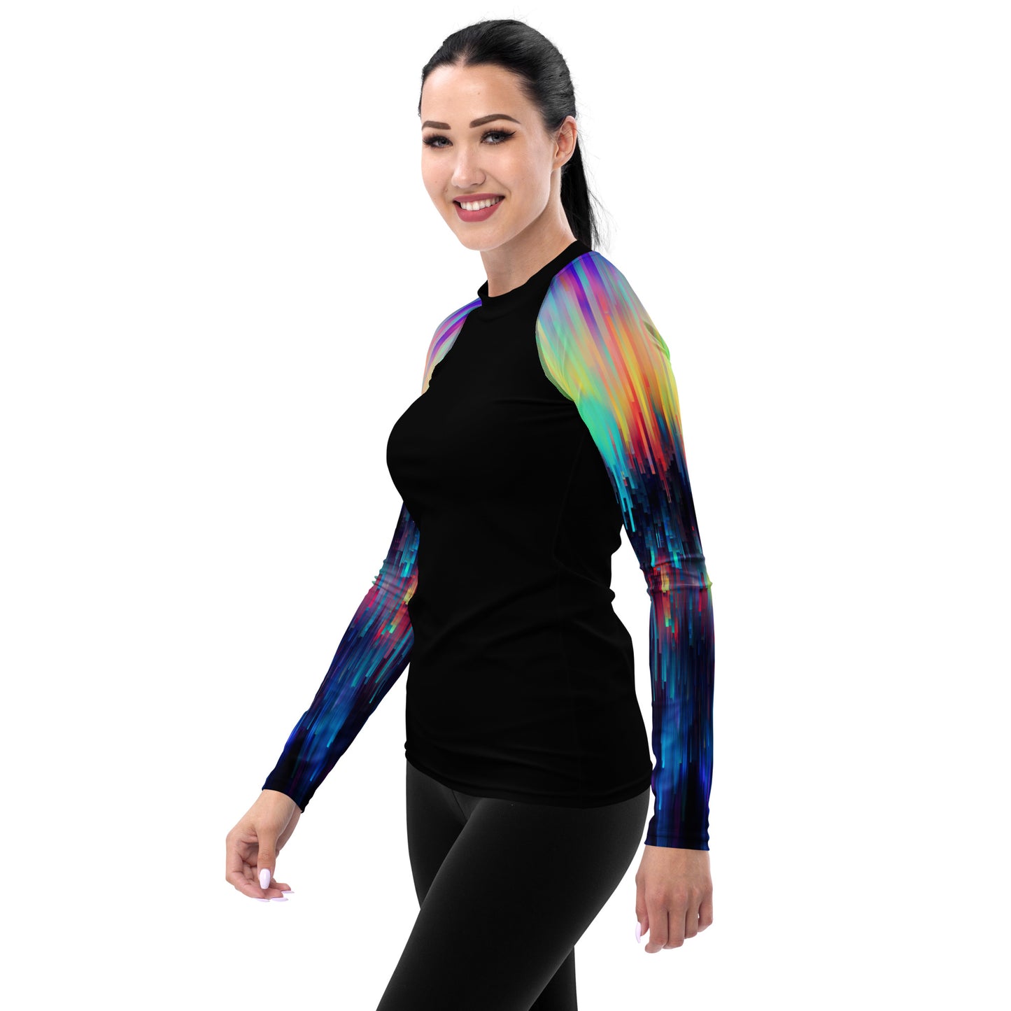 "Pixelate" Women's Rash Guard