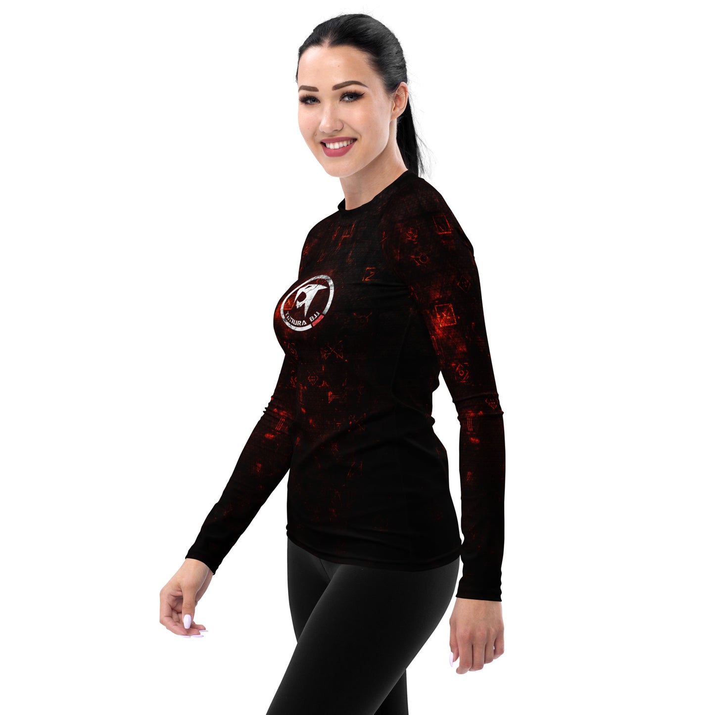 "Timura BJJ Runes" Women's Rash Guard