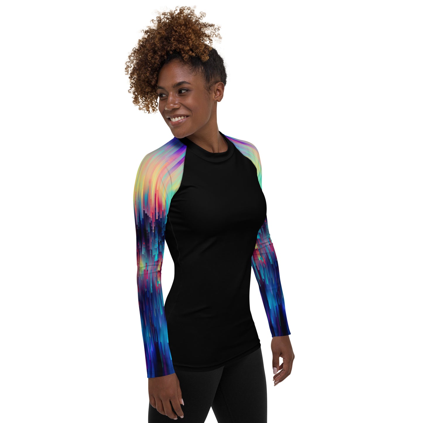 "Pixelate" Women's Rash Guard