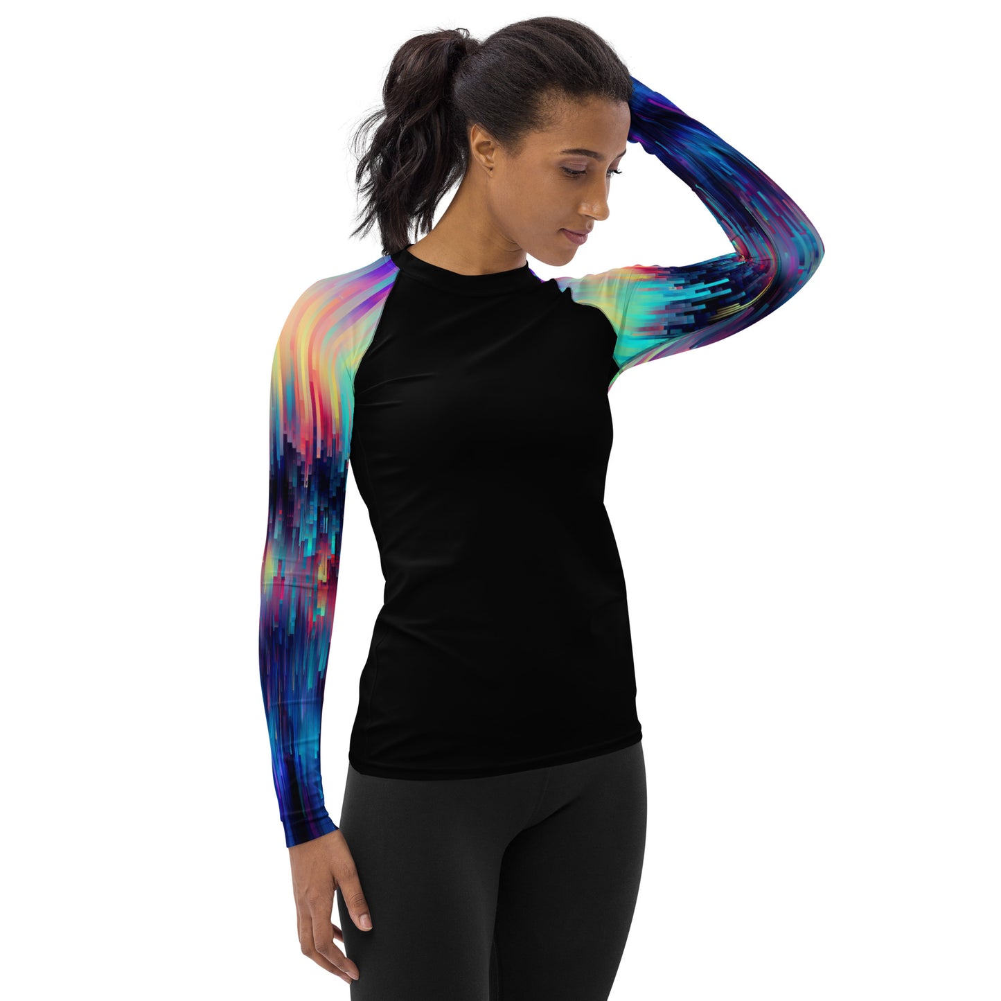 "Pixelate" Women's Rash Guard