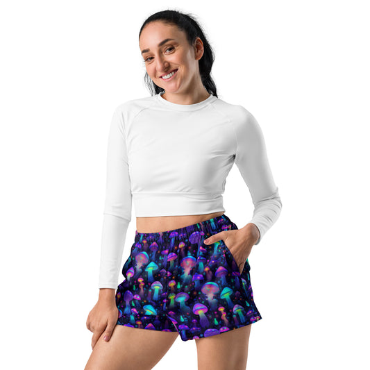 "Glowing Mushrooms" Women’s Shorts