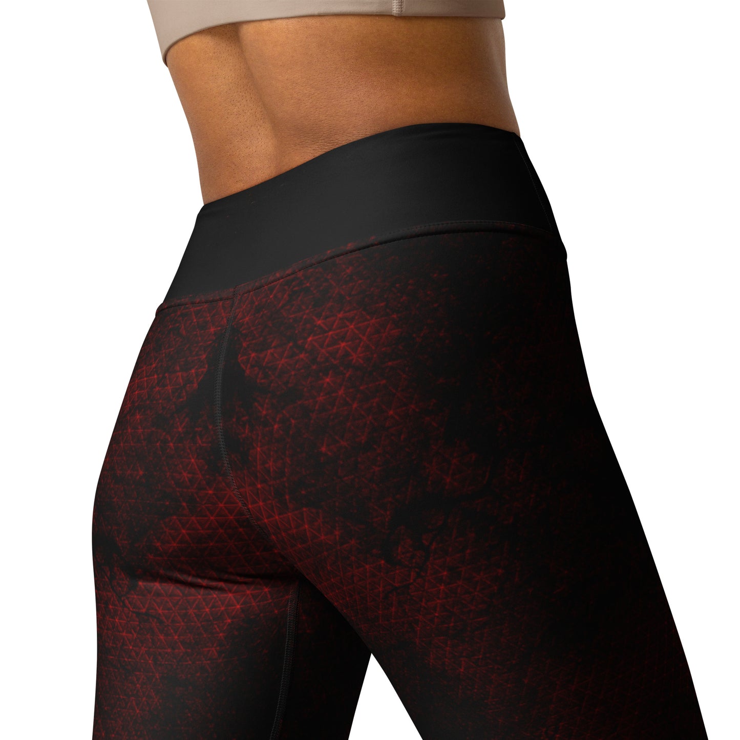 "Timura BJJ Triangles" Yoga Leggings