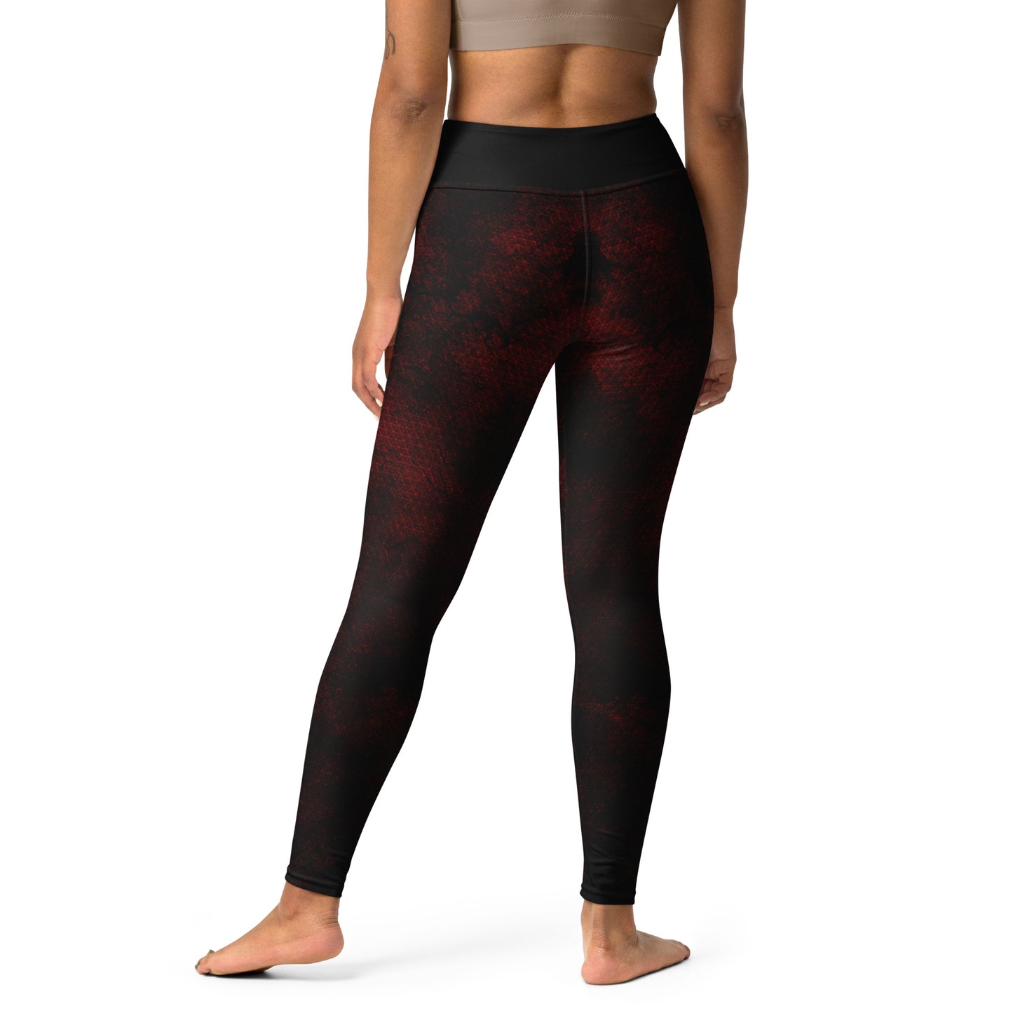 "Timura BJJ Triangles" Yoga Leggings