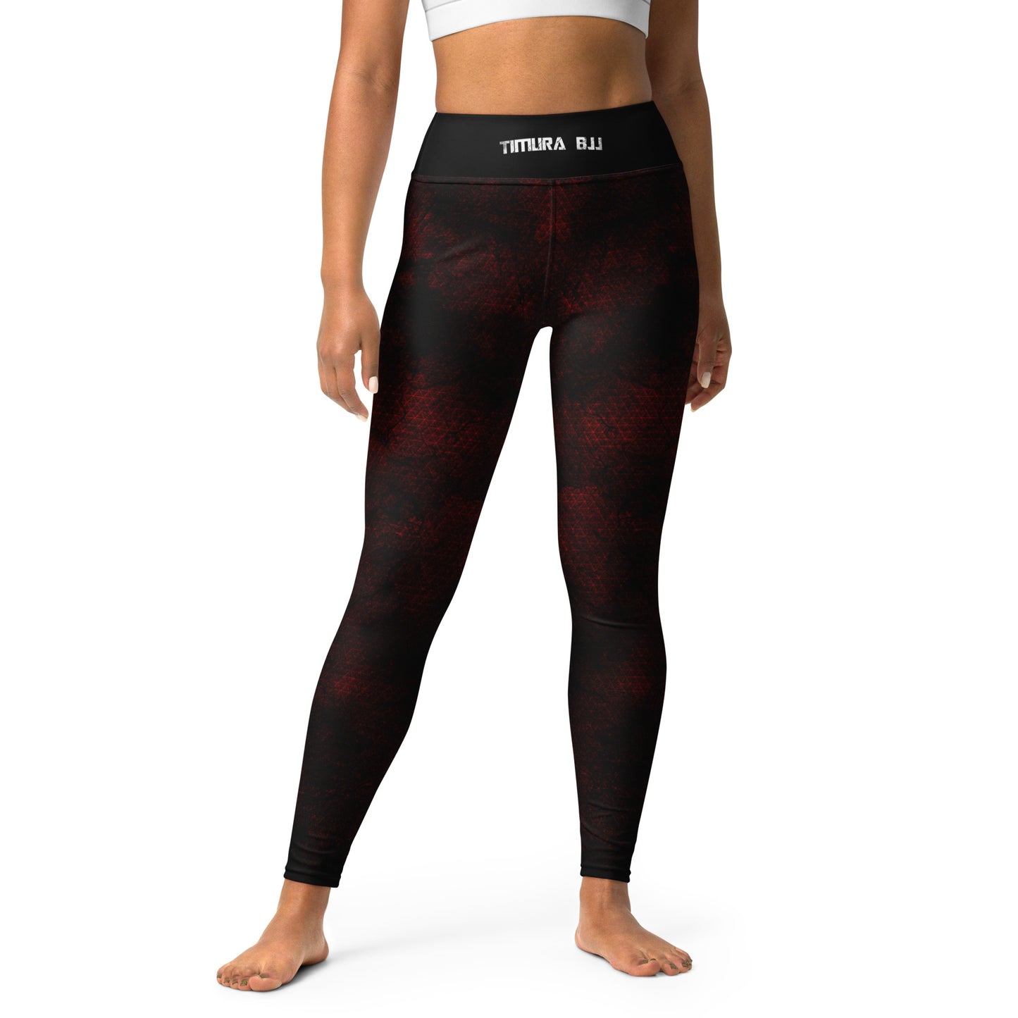 "Timura BJJ Triangles" Yoga Leggings