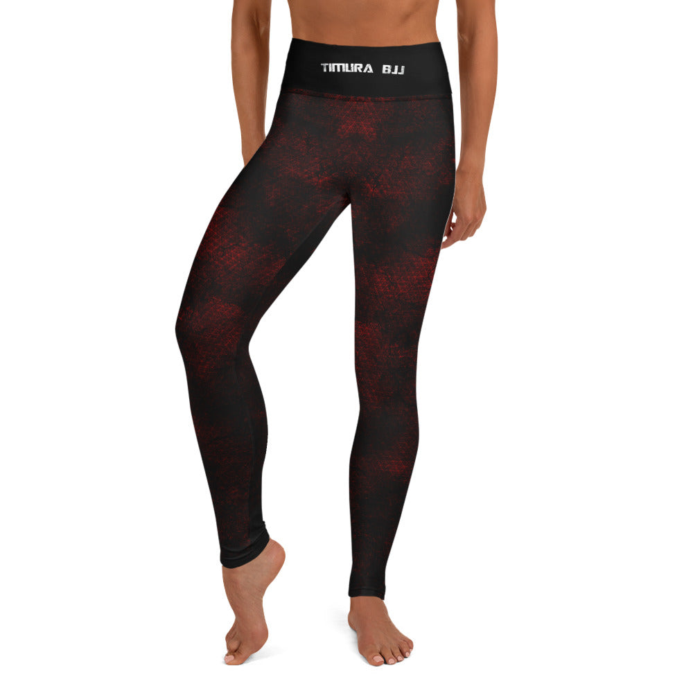 "Timura BJJ Triangles" Yoga Leggings