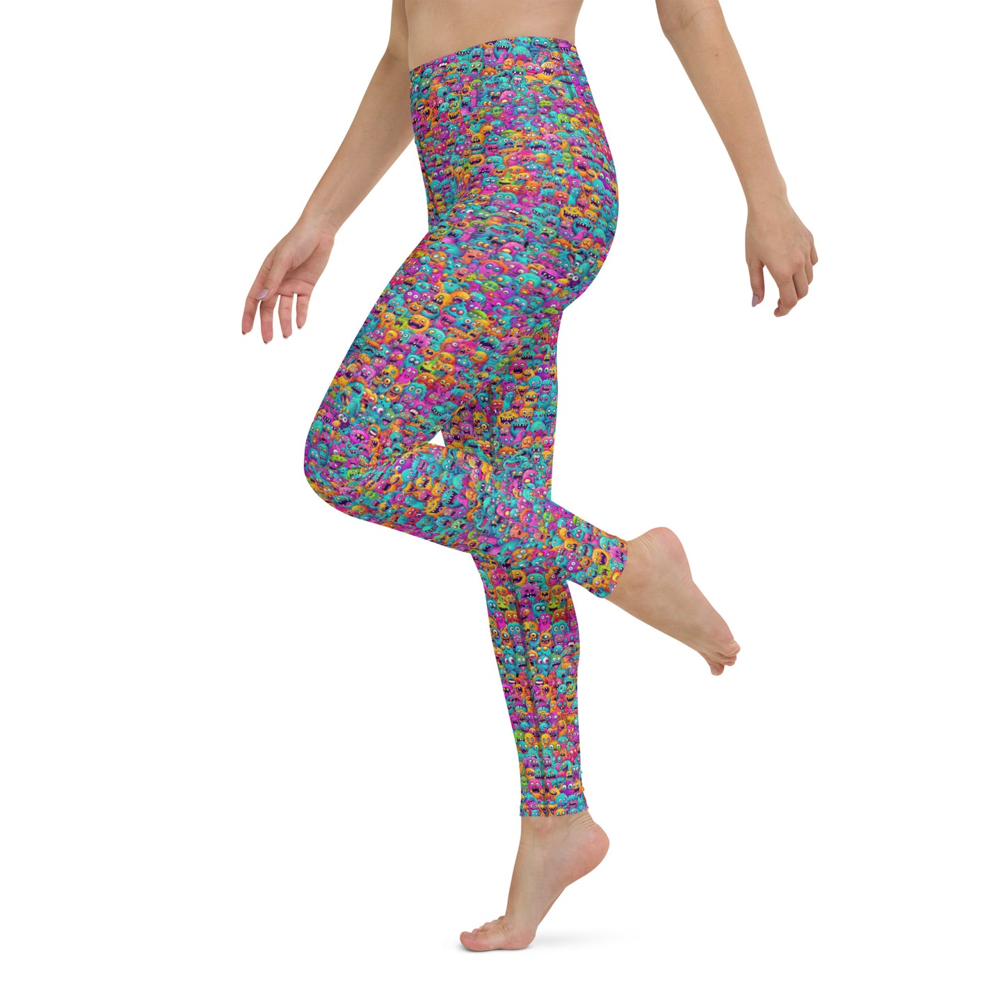 "Monsters" Women's Spats Leggings Yoga Pants