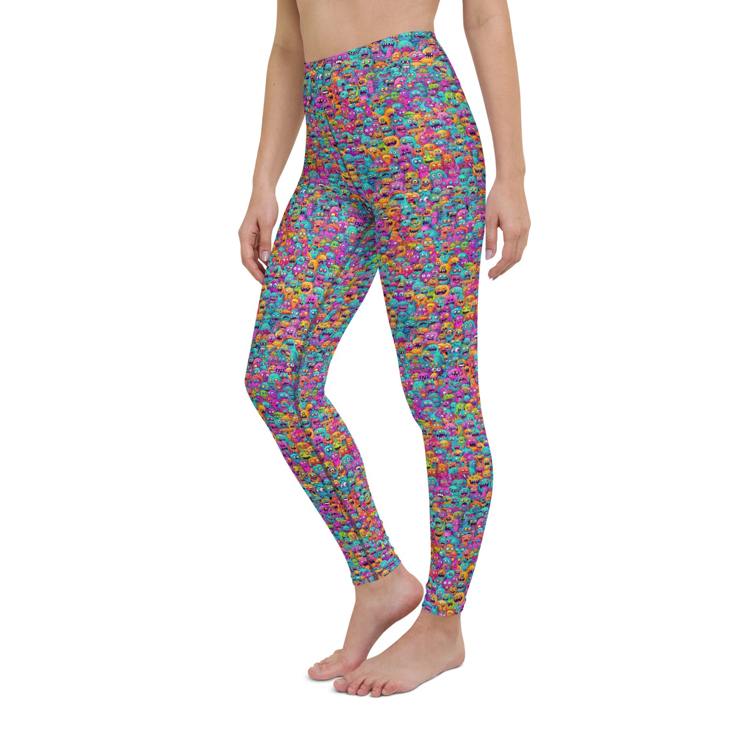 "Monsters" Women's Spats Leggings Yoga Pants