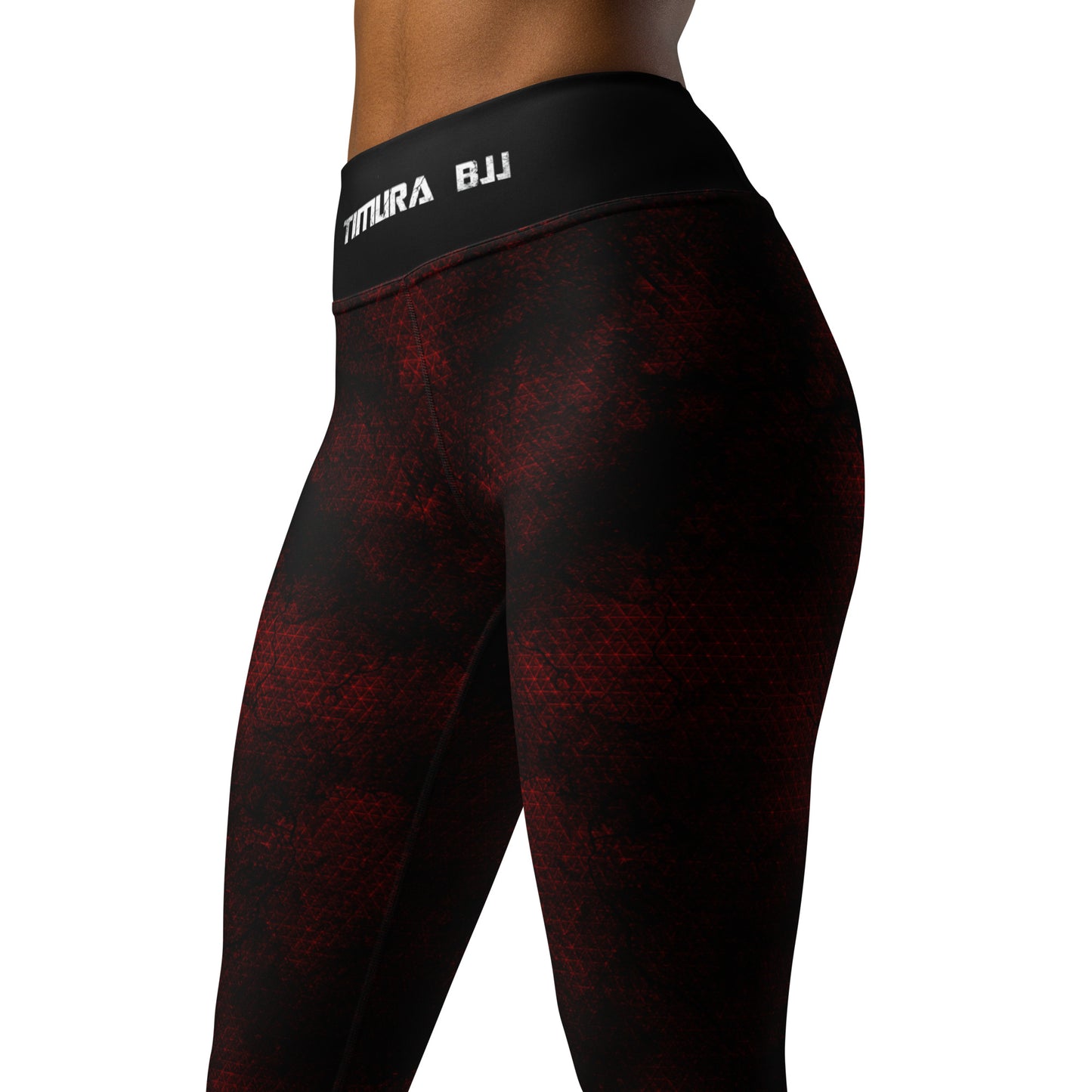 "Timura BJJ Triangles" Yoga Leggings