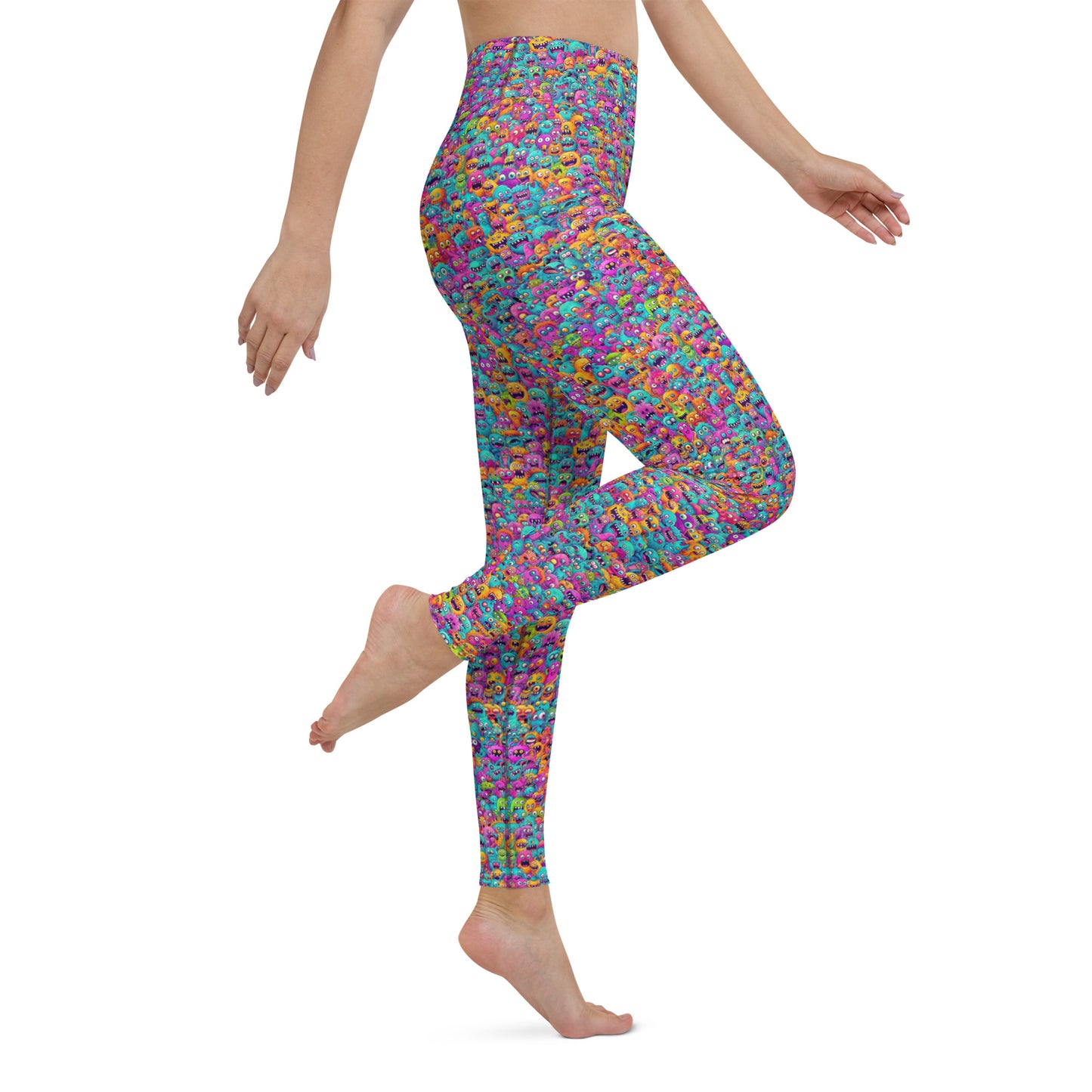 "Monsters" Women's Spats Leggings Yoga Pants