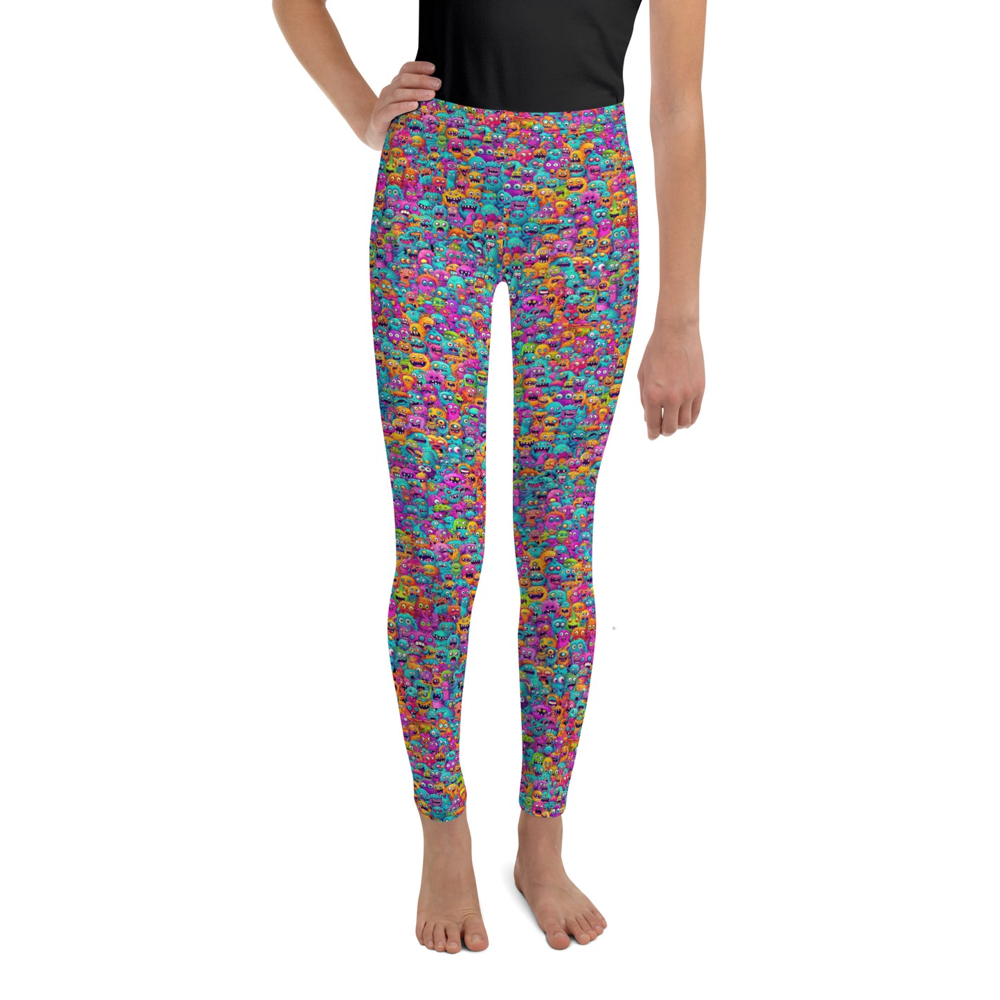 "Monsters" Youth Spats Leggings Yoga Pants