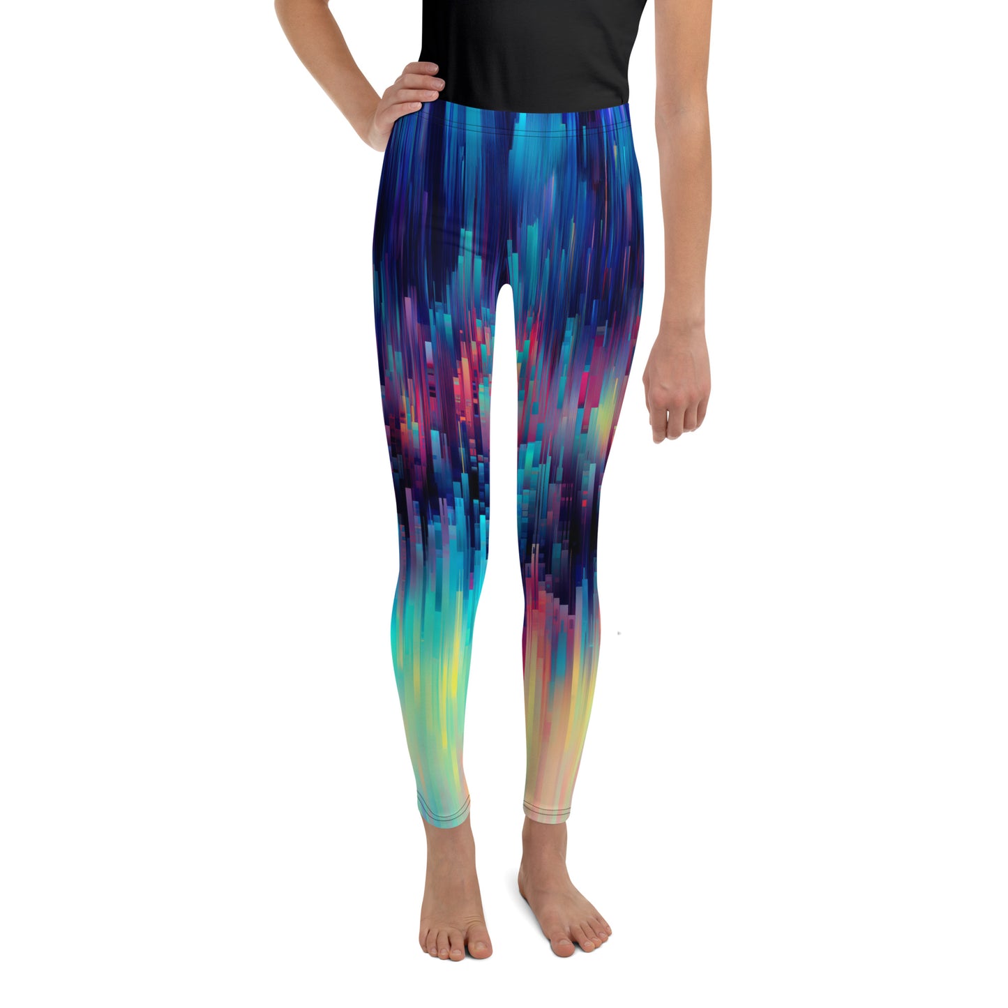 "Pixelate" Youth Spats Leggings Yoga Pants