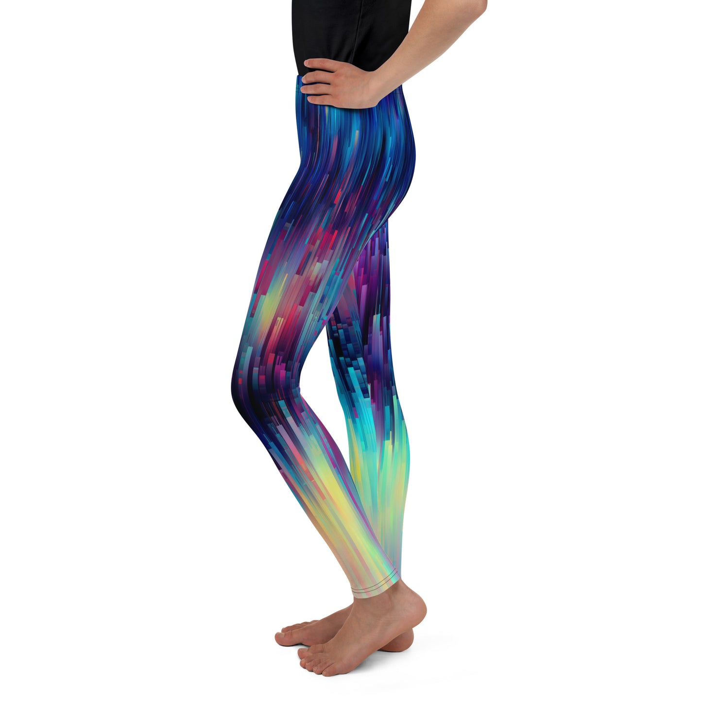 "Pixelate" Youth Spats Leggings Yoga Pants