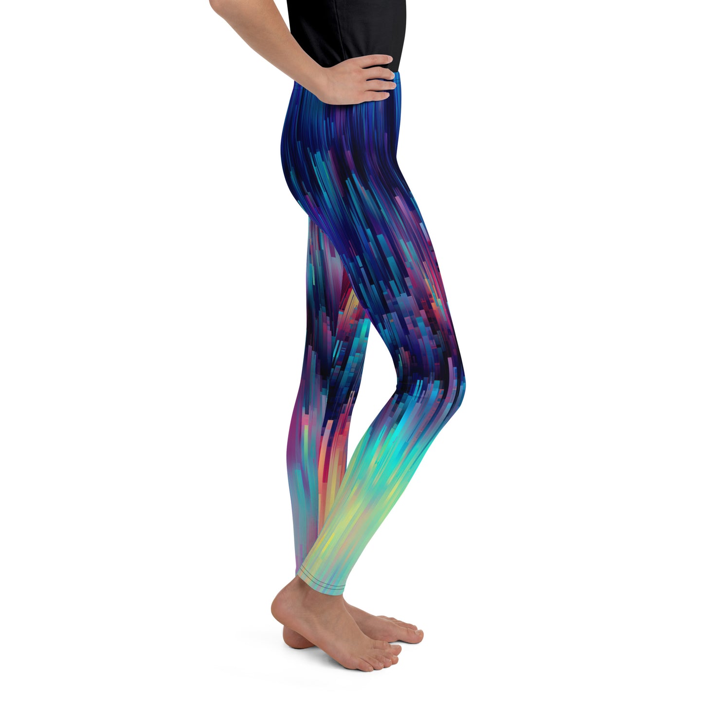 "Pixelate" Youth Spats Leggings Yoga Pants