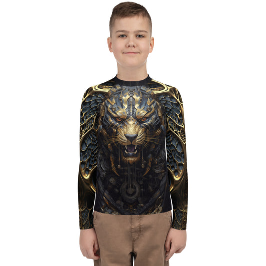 "Metal Tiger" Youth Rash Guard