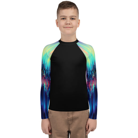 "Pixelate" Youth Rash Guard