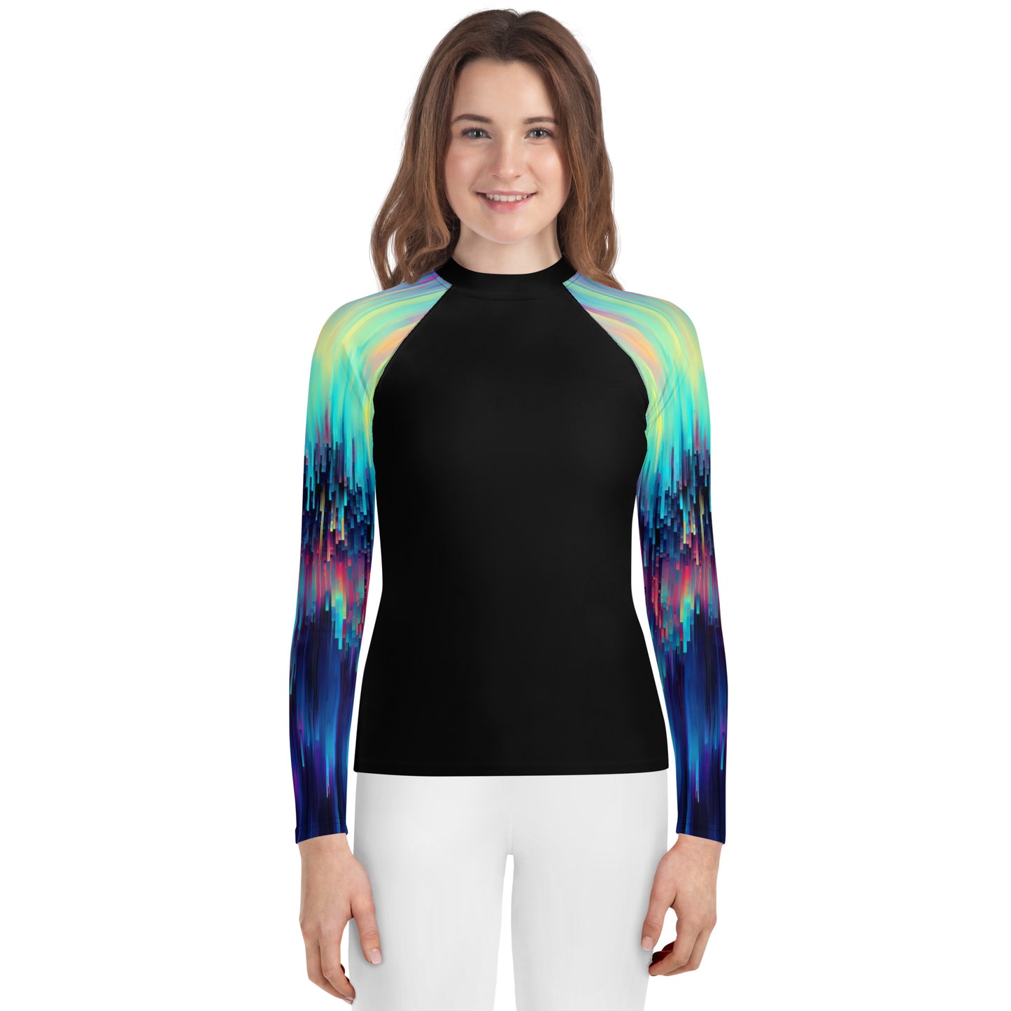 "Pixelate" Youth Rash Guard