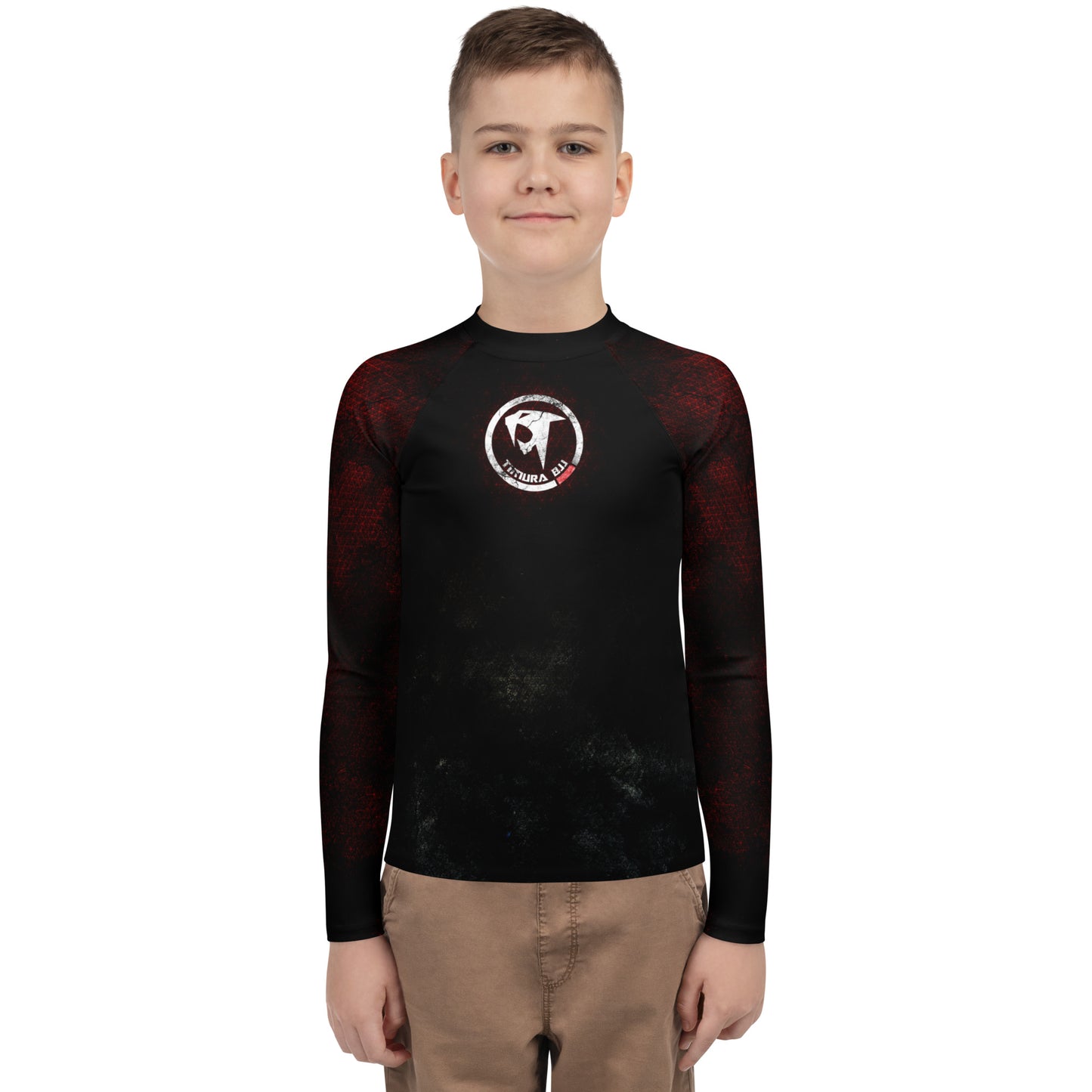 "Timura BJJ Triangles" Youth Rash Guard