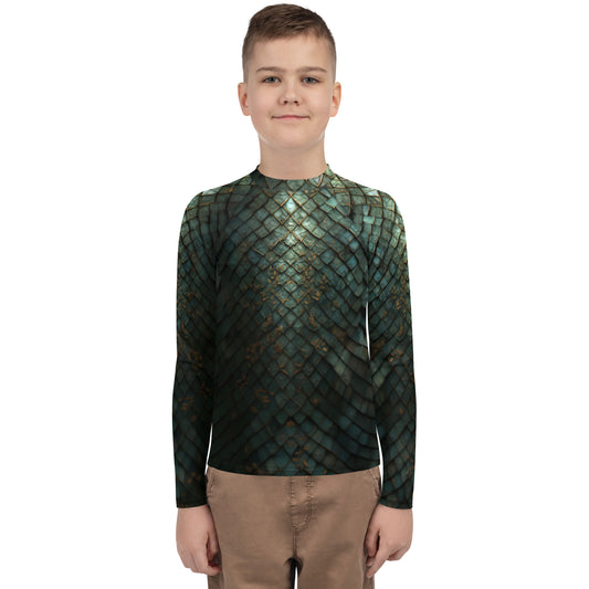 "Dragon Armor" Youth Rash Guard