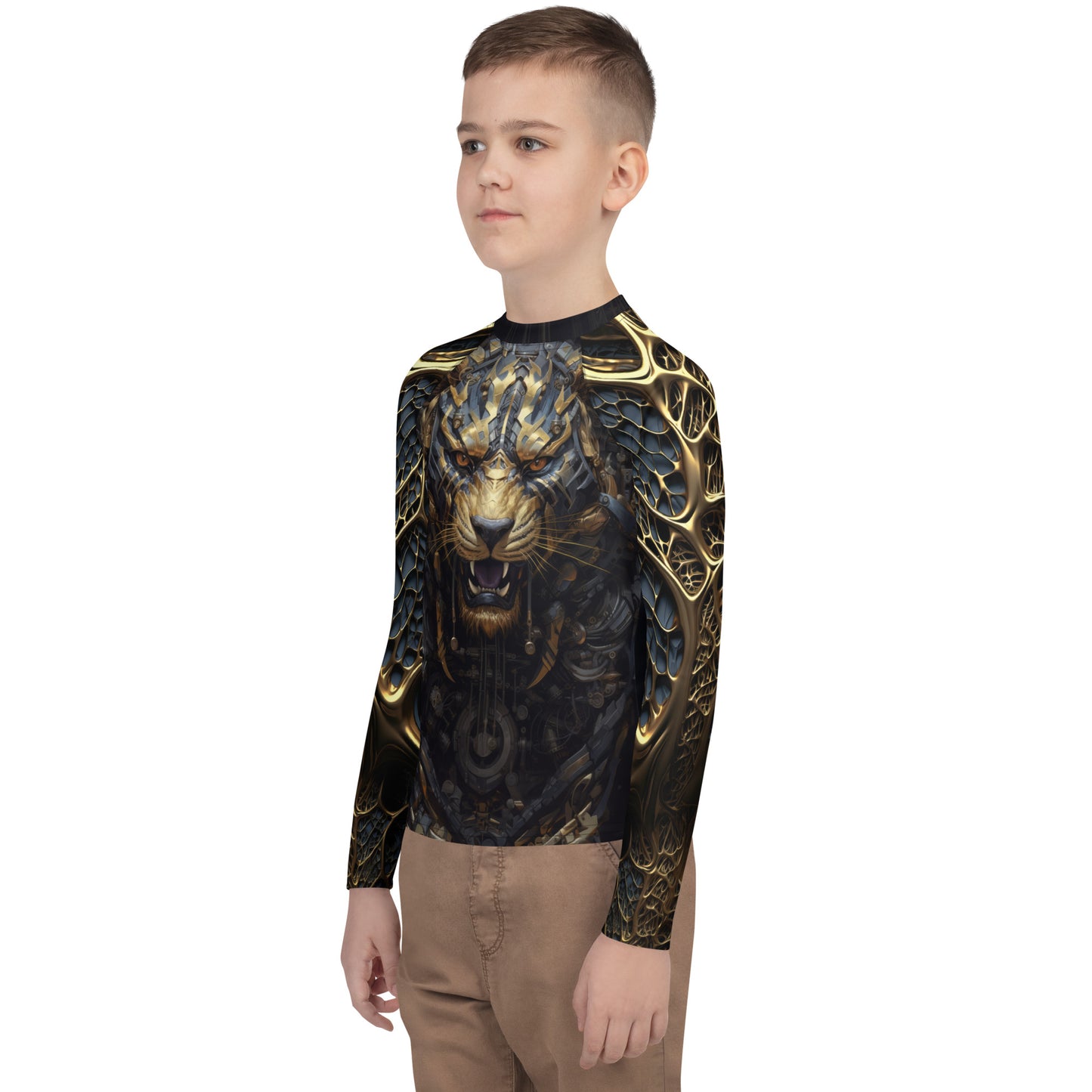 "Metal Tiger" Youth Rash Guard