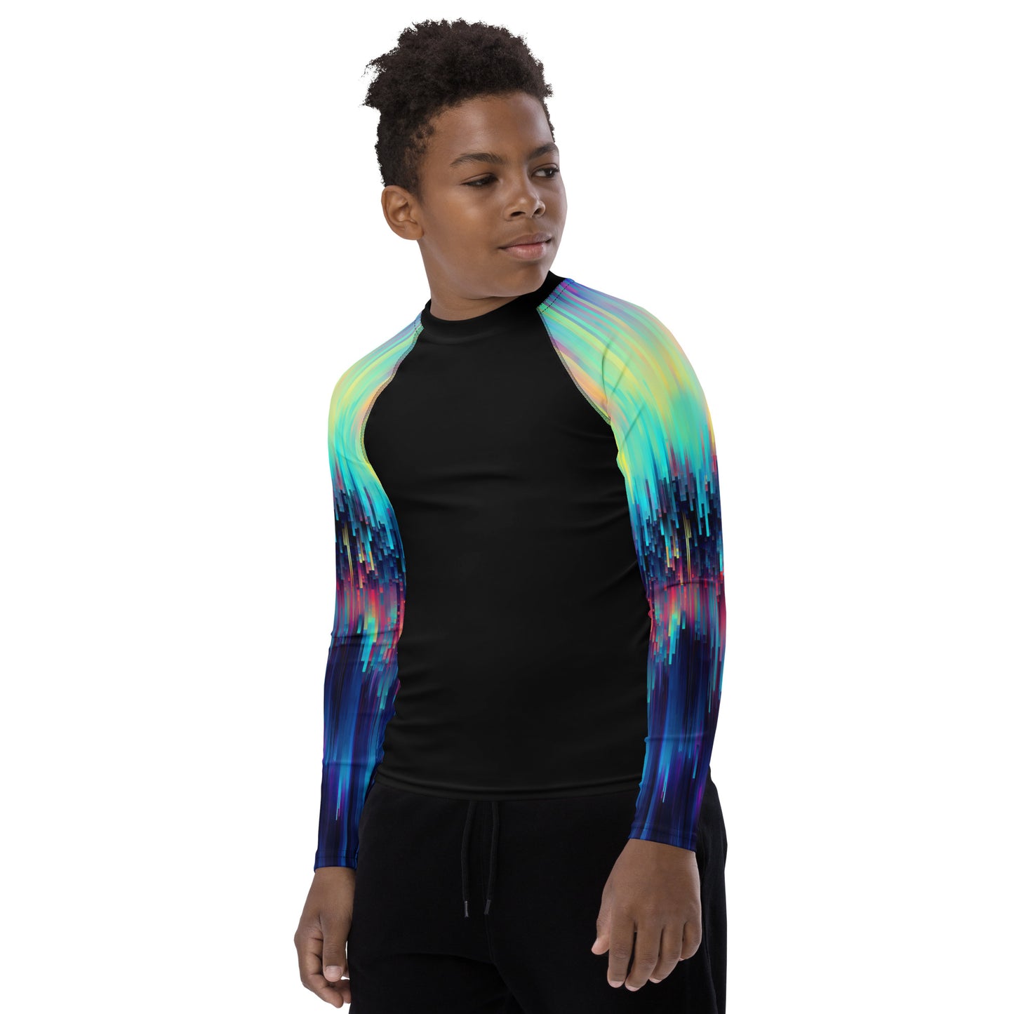 "Pixelate" Youth Rash Guard