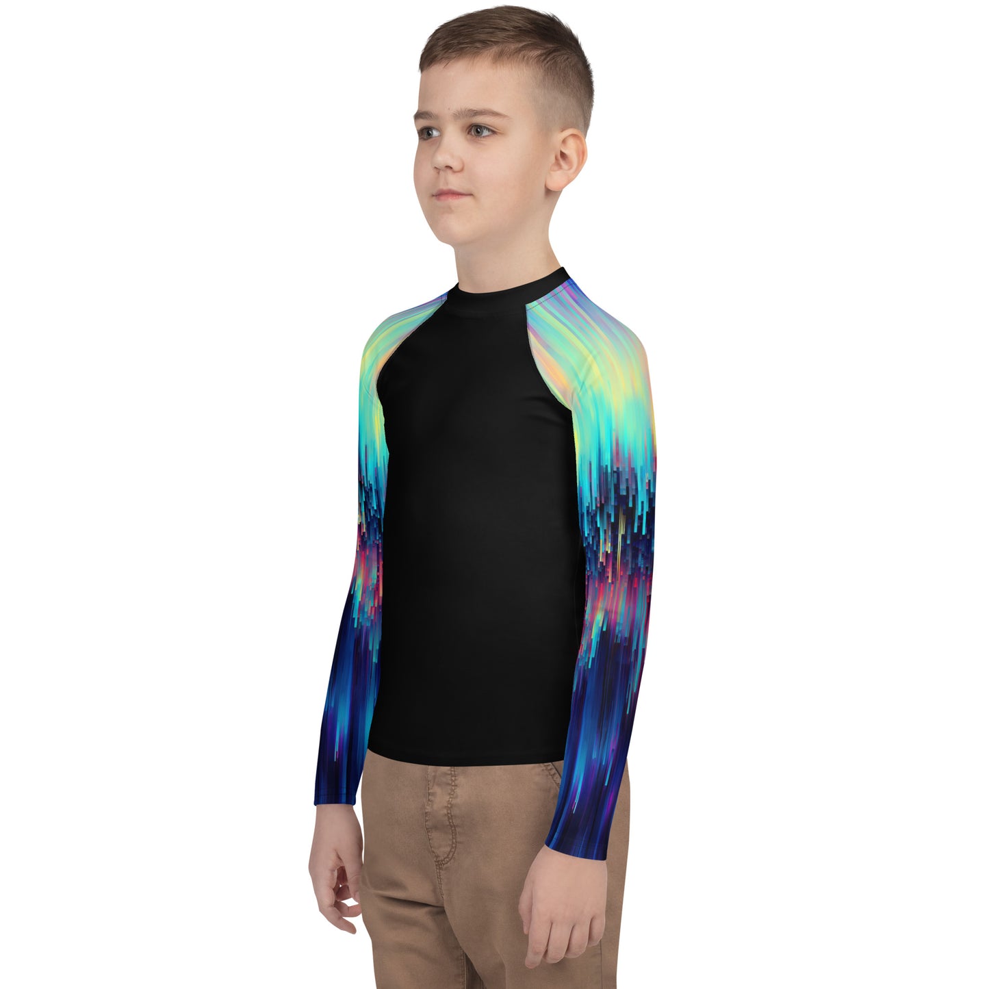 "Pixelate" Youth Rash Guard