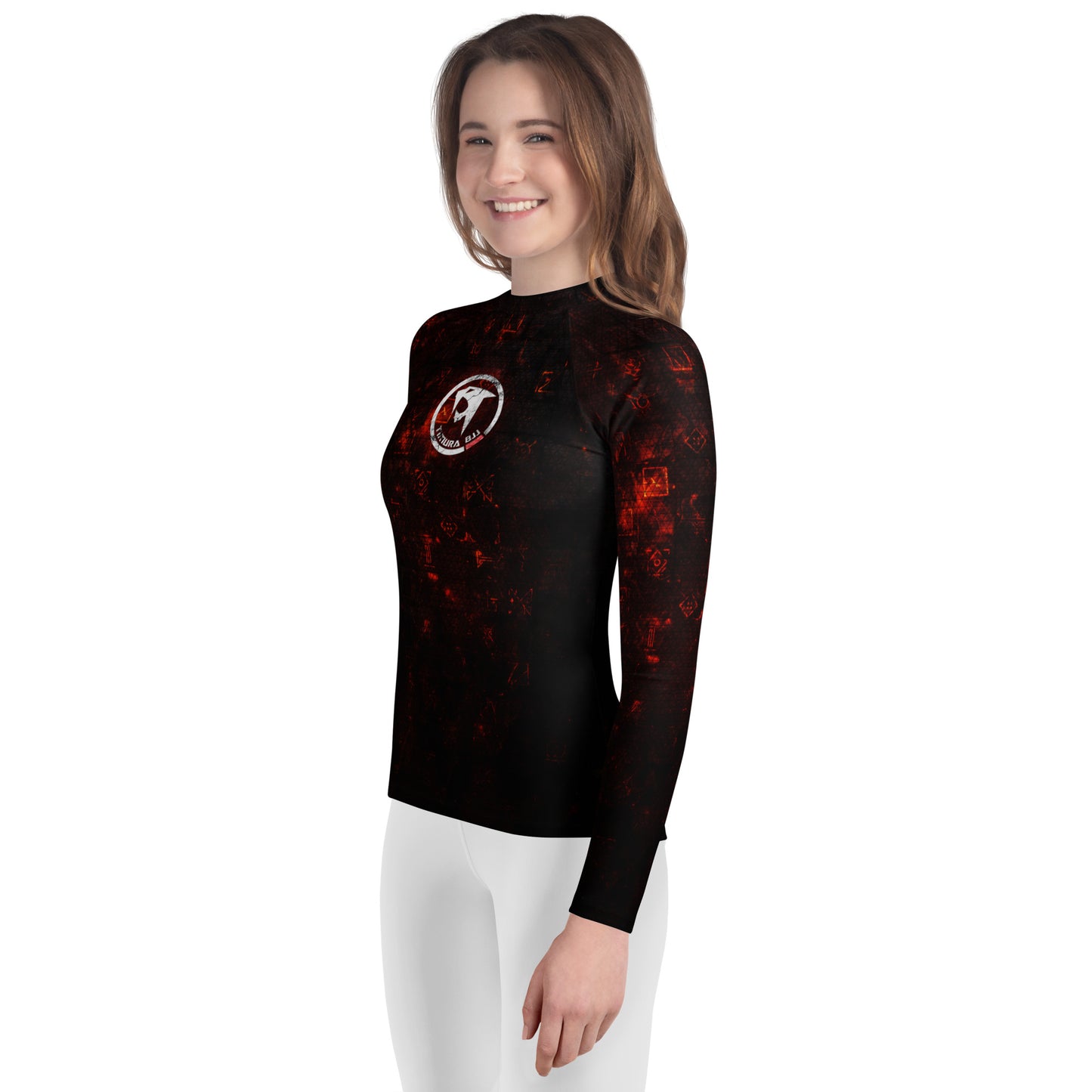 "Timura BJJ Runes" Youth Rash Guard