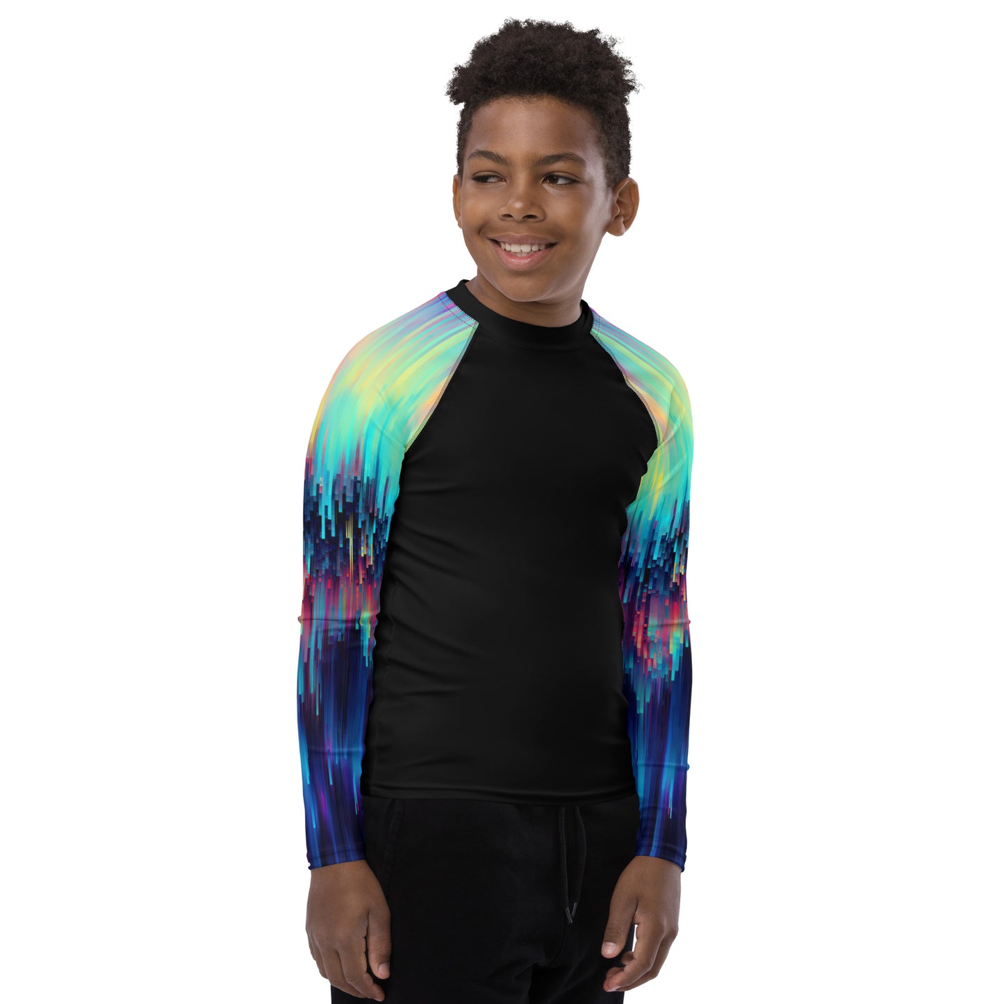 "Pixelate" Youth Rash Guard